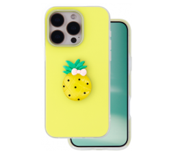 Slika izdelka: Tutti Frutti 2v1 silikonski ovitek za iPhone 15 Pro - rumen