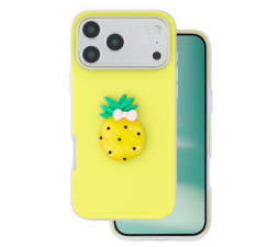 Slika izdelka: Tutti Frutti 2v1 silikonski ovitek za iPhone 17 Pro - rumen