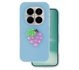 Slika 2 izdelka: Tutti Frutti 2v1 silikonski ovitek za Xiaomi Redmi Note 15 - moder