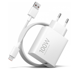 Slika izdelka: Xiaomi MY-19-ER stenski polnilnik 100 W USB-A s kablom USB-C – bel