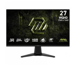 Slika izdelka: Zaslon MSI MAG 275QF E20 / 27" (68,5 cm) / 2560 X 1440 / 200 Hz / 0,5 ms